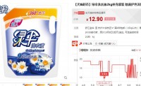 绿伞 洗衣液袋装 2kg*8袋 53.2元（103.2-50）